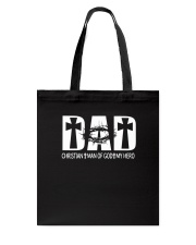 Dad Christian Man Of God Hero Jesus Tote Bag tile