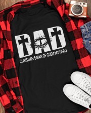 Dad Christian Man Of God Hero Jesus Classic T-Shirt apparel-classic-tshirt-lifestyle-front-163