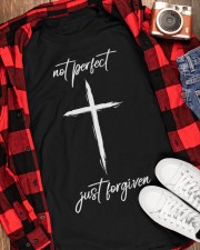 Not perfect just forgiven Jesus Classic T-Shirt apparel-classic-tshirt-lifestyle-front-163