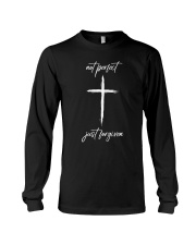 Not perfect just forgiven Jesus Long Sleeve Tee tile