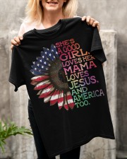 She's A Good Girl Loves Her Mama Jesus Classic T-Shirt apparel-classic-tshirt-lifestyle-front-117