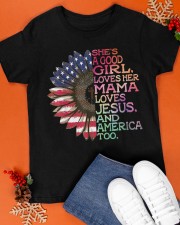 She's A Good Girl Loves Her Mama Jesus Classic T-Shirt apparel-classic-tshirt-lifestyle-front-83