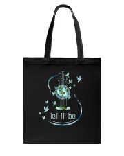 Let It Be Loves Guitar Hippie Tote Bag tile