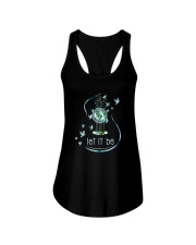Let It Be Loves Guitar Hippie Ladies Flowy Tank tile