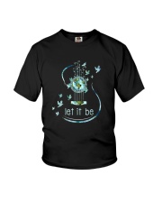 Let It Be Loves Guitar Hippie Youth T-Shirt tile