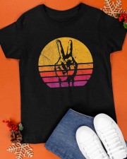 Retro Peace Love Hippie Classic T-Shirt apparel-classic-tshirt-lifestyle-front-83
