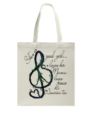She's A Good Girl Hippie Tote Bag tile
