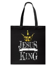 Jesus Is King Tote Bag tile
