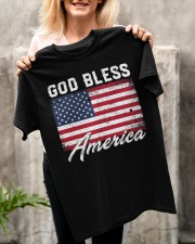 God Bless America USA Flag Classic T-Shirt apparel-classic-tshirt-lifestyle-front-117
