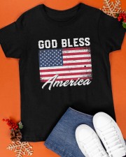 God Bless America USA Flag Classic T-Shirt apparel-classic-tshirt-lifestyle-front-83