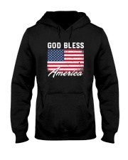 God Bless America USA Flag Hooded Sweatshirt tile