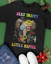 Elephant Stay trippy little hippie Sunflower Classic T-Shirt apparel-classic-tshirt-lifestyle-back-69