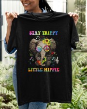 Elephant Stay trippy little hippie Sunflower Classic T-Shirt apparel-classic-tshirt-lifestyle-front-130