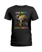 Elephant Stay trippy little hippie Sunflower Ladies T-Shirt tile