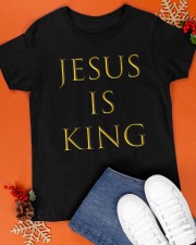 Jesus is King Ancient Gold Classic T-Shirt apparel-classic-tshirt-lifestyle-front-83