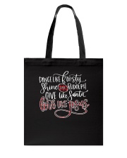 Dance Like Frosty Shine Rudolph Give Tote Bag tile
