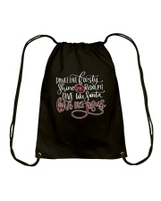 Dance Like Frosty Shine Rudolph Give Drawstring Bag tile
