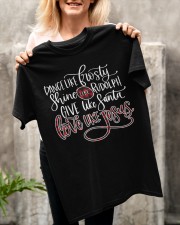 Dance Like Frosty Shine Rudolph Give Classic T-Shirt apparel-classic-tshirt-lifestyle-front-117
