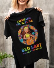 Assuming I'm Just An Old Lady Hippie Classic T-Shirt apparel-classic-tshirt-lifestyle-front-117