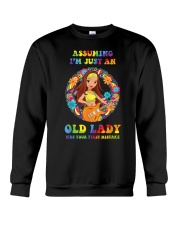 Assuming I'm Just An Old Lady Hippie Crewneck Sweatshirt tile