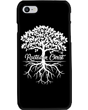 Cool Rooted in Christ Christian Faith Phone Case tile