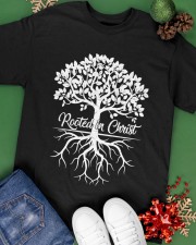 Cool Rooted in Christ Christian Faith Classic T-Shirt apparel-classic-tshirt-lifestyle-back-69