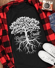 Cool Rooted in Christ Christian Faith Classic T-Shirt apparel-classic-tshirt-lifestyle-front-163