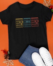 Vintage Guitar Chord Mean Dad Classic T-Shirt apparel-classic-tshirt-lifestyle-front-83