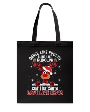 Xmas Dance Like Frosty Shine Tote Bag tile