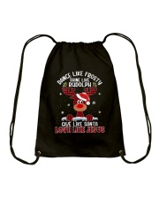 Xmas Dance Like Frosty Shine Drawstring Bag tile