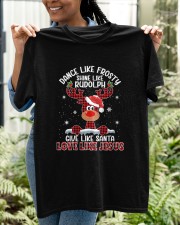 Xmas Dance Like Frosty Shine Classic T-Shirt apparel-classic-tshirt-lifestyle-front-130