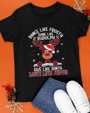 Xmas Dance Like Frosty Shine Classic T-Shirt apparel-classic-tshirt-lifestyle-front-83