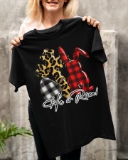 He is Risen Christian Easter Classic T-Shirt apparel-classic-tshirt-lifestyle-front-117