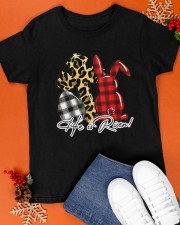 He is Risen Christian Easter Classic T-Shirt apparel-classic-tshirt-lifestyle-front-83
