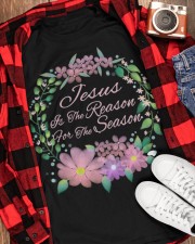 Jesus Is The Reason For The Season Classic T-Shirt apparel-classic-tshirt-lifestyle-front-163