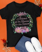 Jesus Is The Reason For The Season Classic T-Shirt apparel-classic-tshirt-lifestyle-front-83