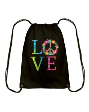 LOVE Peace HIPPIE Drawstring Bag tile