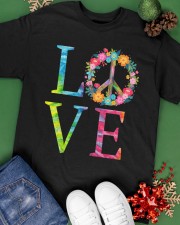 LOVE Peace HIPPIE Classic T-Shirt apparel-classic-tshirt-lifestyle-back-69