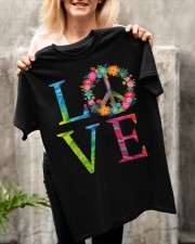 LOVE Peace HIPPIE Classic T-Shirt apparel-classic-tshirt-lifestyle-front-117