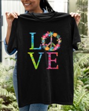LOVE Peace HIPPIE Classic T-Shirt apparel-classic-tshirt-lifestyle-front-130