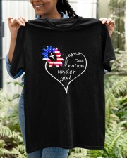 Jesus one nation under god Classic T-Shirt apparel-classic-tshirt-lifestyle-front-130