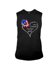 Jesus one nation under god Sleeveless Tee tile