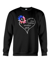Jesus one nation under god Crewneck Sweatshirt tile