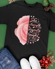 Christian Bible Verse Faith Proverbs 31 Classic T-Shirt apparel-classic-tshirt-lifestyle-back-69