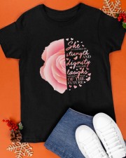 Christian Bible Verse Faith Proverbs 31 Classic T-Shirt apparel-classic-tshirt-lifestyle-front-83