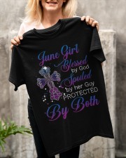 June girl blessed by God Classic T-Shirt apparel-classic-tshirt-lifestyle-front-117