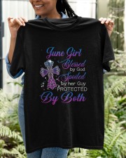 June girl blessed by God Classic T-Shirt apparel-classic-tshirt-lifestyle-front-130