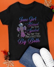 June girl blessed by God Classic T-Shirt apparel-classic-tshirt-lifestyle-front-83
