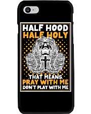 Half Hood Half Holy Skull And Cross Phone Case tile