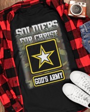 God's Army Soldiers For Christ Classic T-Shirt apparel-classic-tshirt-lifestyle-front-163